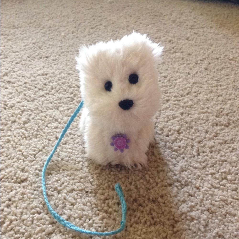 American Girl Doll accessory dog, Coconut.